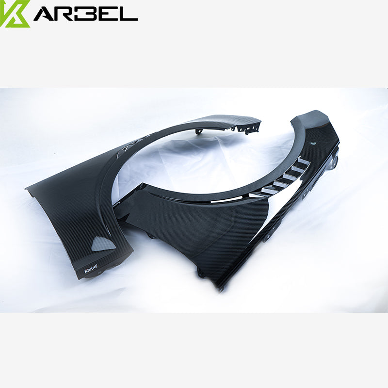 KARBEL - AUDI A4 / S4 CARBON FIBRE FENDERS / FRONT WINGS