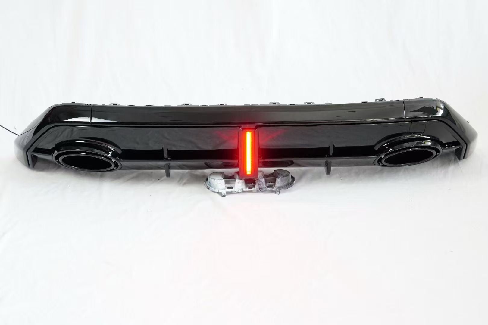AERO CARBON - AUDI A3 / S3 8Y ABS GLOSS BLACK LED REAR DIFFUSER - Aero Carbon UK