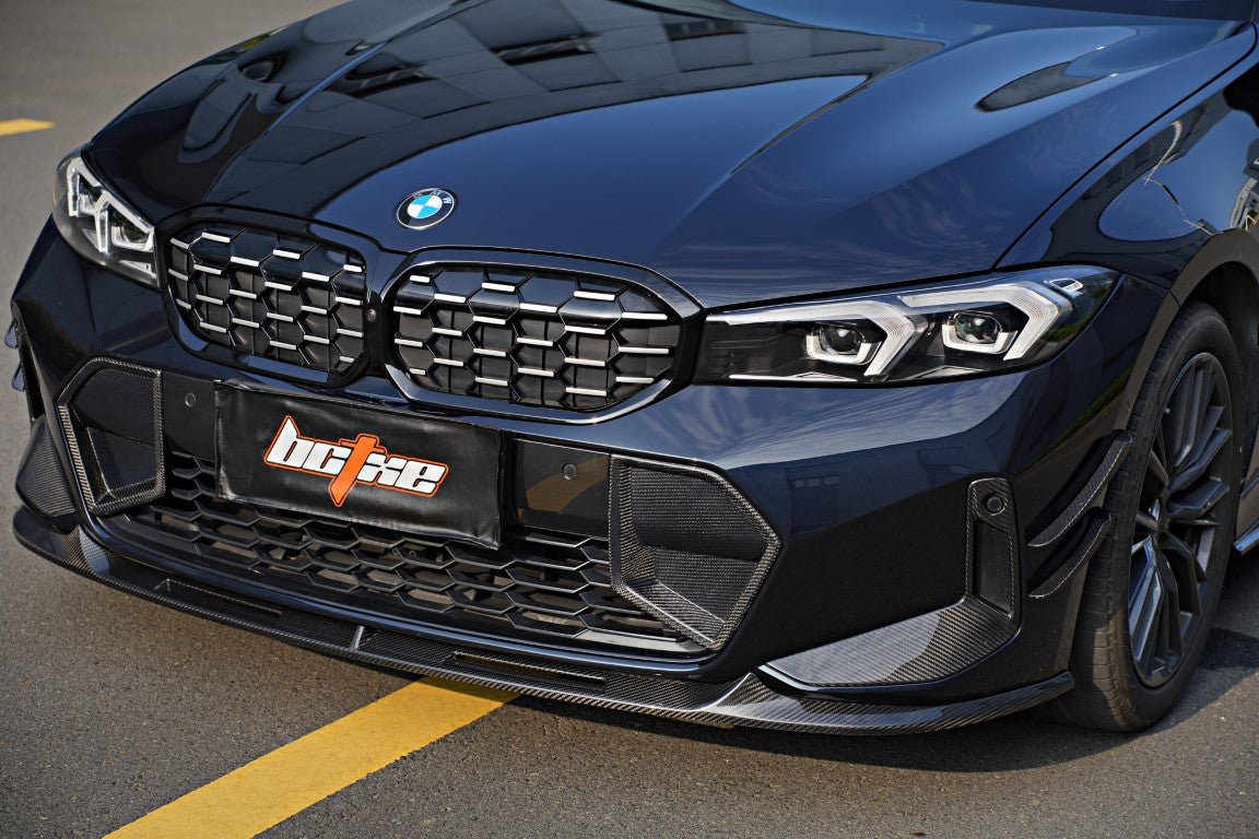 Dry Carbon Fiber Front Bumper Lip For 2023-2025 BMW G20 LCI M340i & 330i M Sport