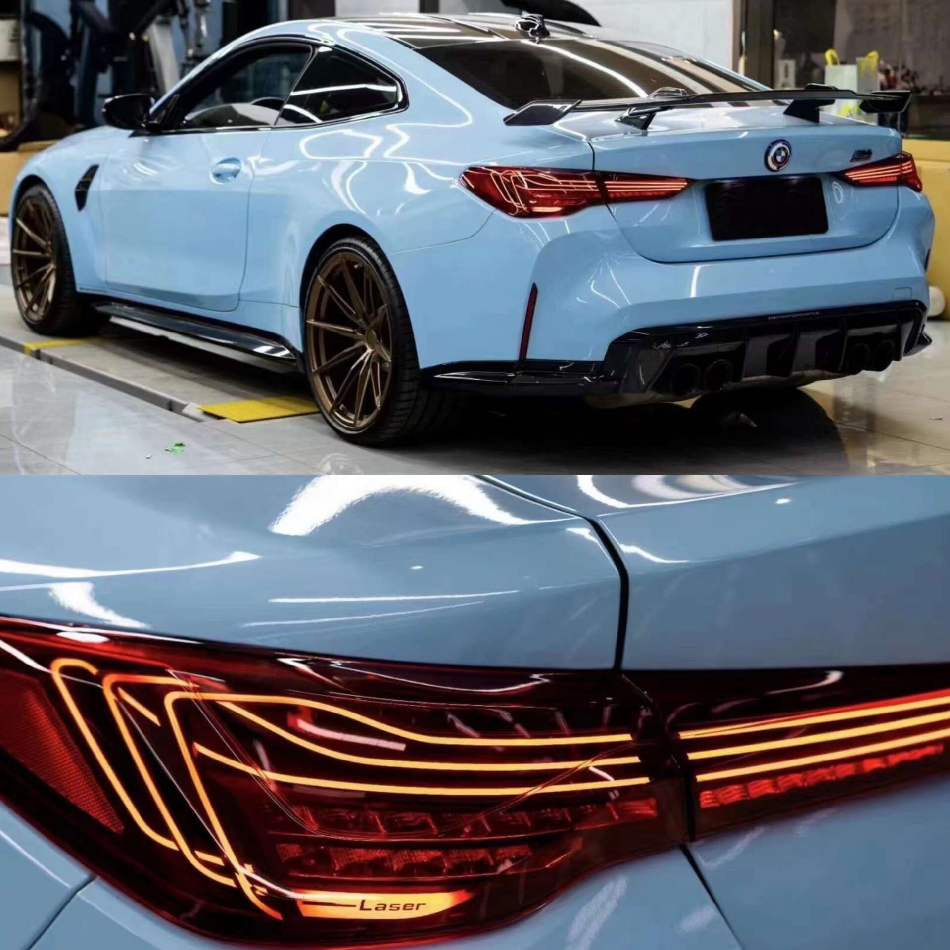 AERO CARBON - BMW M4 G82 / G22 4 SERIES CSL STYLE LASER TAIL LIGHTS