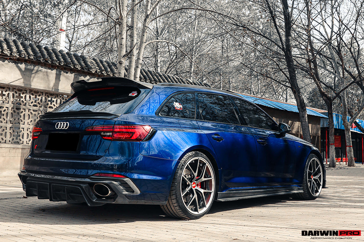 DARWINPRO - AUDI RS4 B9 2017 - 2019 CARBON FIBRE SIDE SKIRTS - Aero Carbon UK