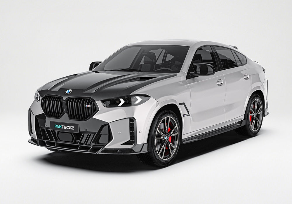 PAKTECHZ BMW X6 G06 dry carbon fibre aero kit
