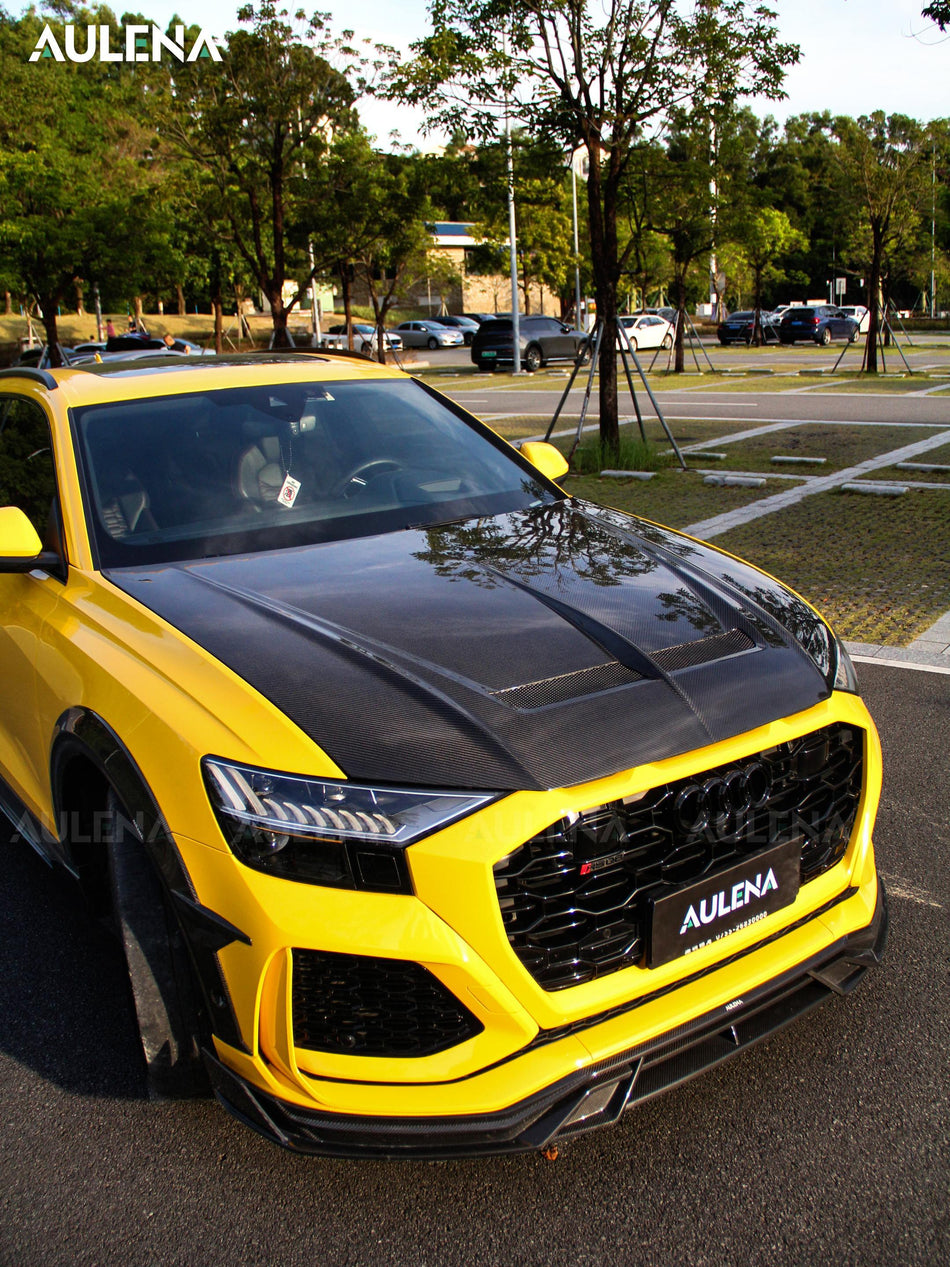 AULENA - AUDI RSQ8 PRE-LCI DRY CARBON FIBRE BONNET / HOOD