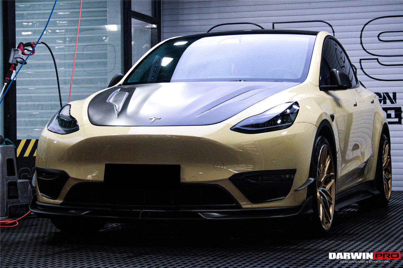 DARWINPRO - TESLA MODEL Y 2020+ IMP PERFORMANCE CARBON FIBER FRONT CANARDS - Aero Carbon UK