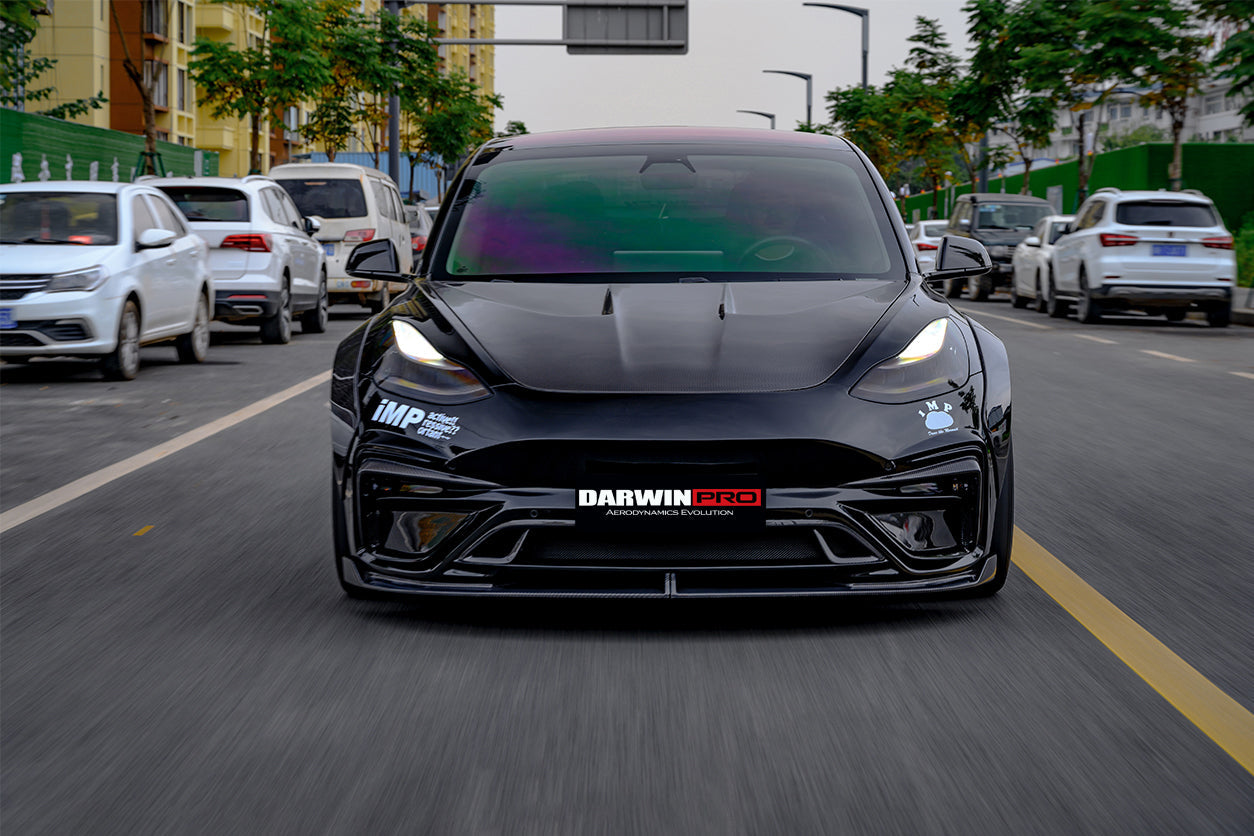 DARWINPRO - TESLA MODEL 3 IMP PERFORMANCE CARBON FIBER FULL BODY KIT - Aero Carbon UK