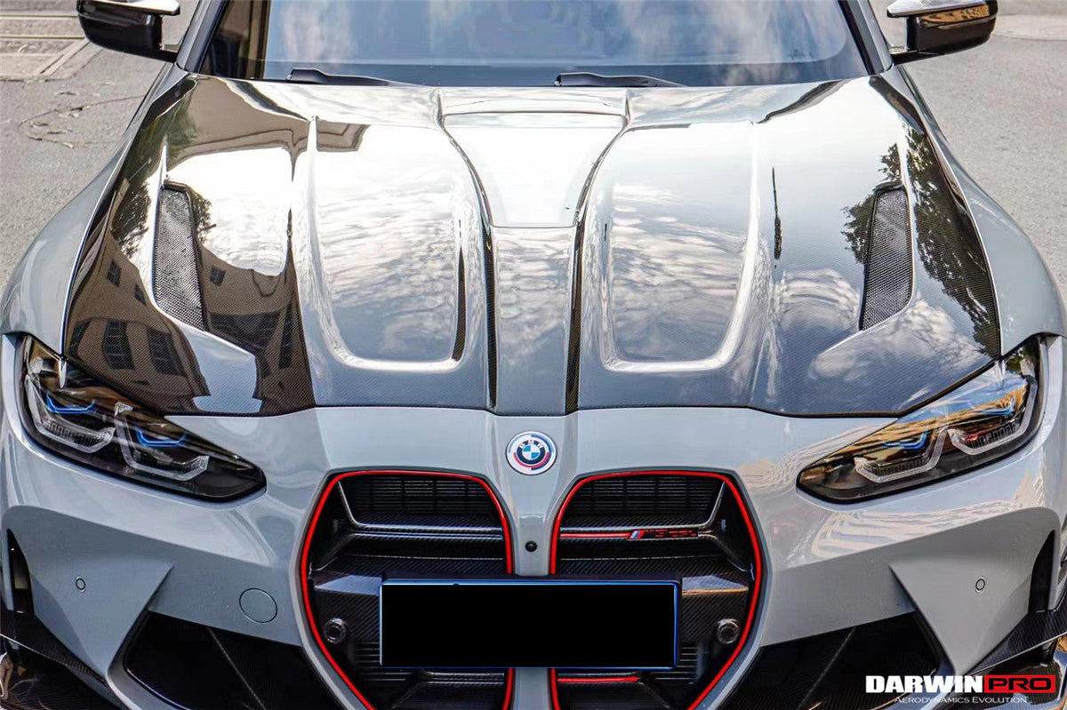 DARWINPRO - BMW M3 G80 / M4 G82 IMP PERFORMANCE CARBON FIBRE / TRANSPARENT HOOD BONNET - Aero Carbon UK