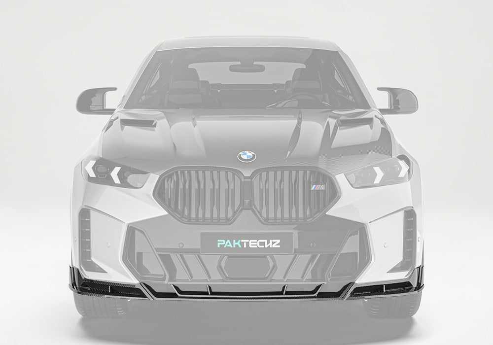 BMW X6 G06 carbon fibre front lip detail