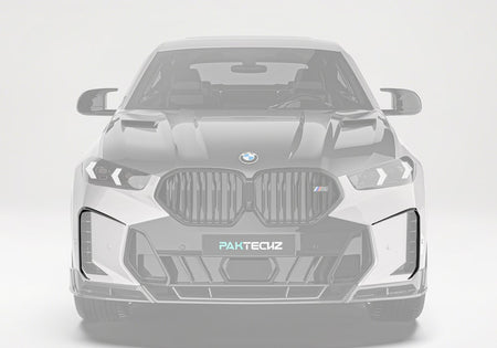 BMW X6 G06 carbon fibre front canards detail