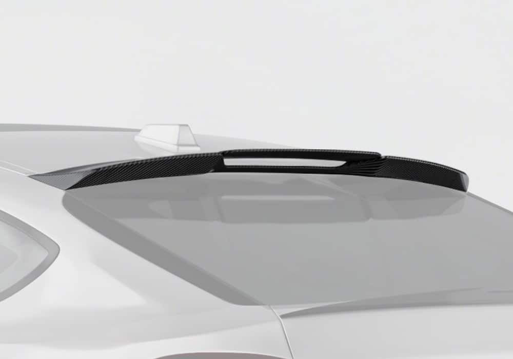 BMW X6 G06 carbon fibre roof spoiler detail