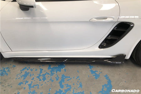 2017-2023 Porsche 718 Cayman/Boxster AM Style Carbon Fiber Side Skirts - Aero Carbon UK