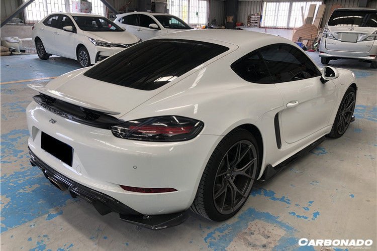 2017-2023 Porsche 718 Cayman/Boxster AM Style Carbon Fiber Side Skirts - Aero Carbon UK