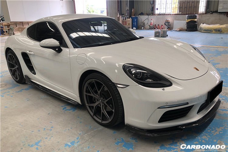 2017-2023 Porsche 718 Cayman/Boxster AM Style Carbon Fiber Side Skirts - Aero Carbon UK