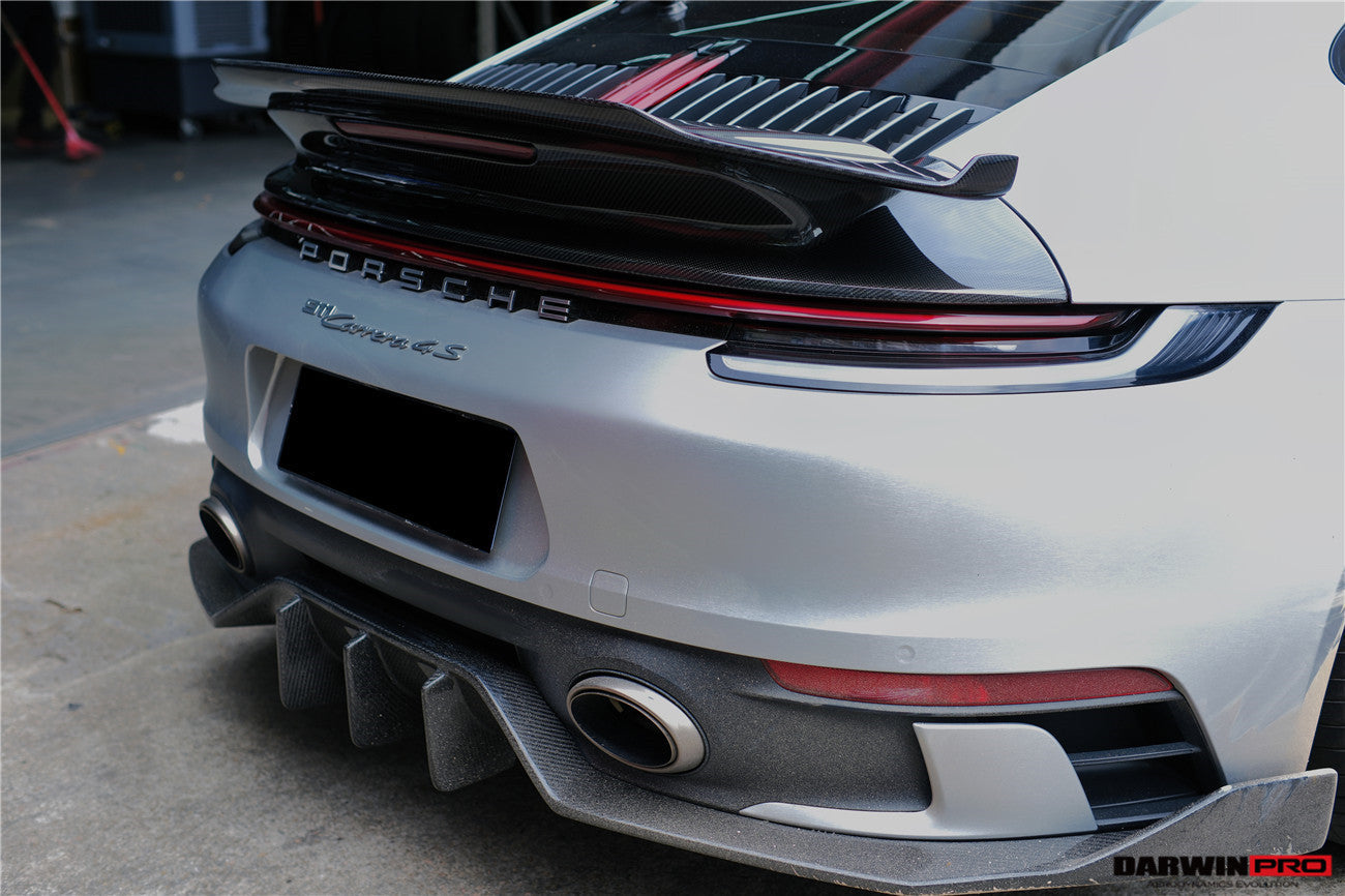 DARWINPRO - PORSCHE 911 992 CARRERA S/4/4S BKSSII CARBON FIBRE WING SPOILER - Aero Carbon UK