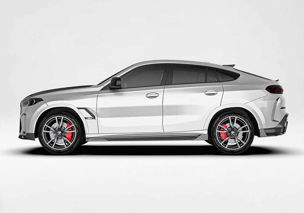 BMW X6 G06 carbon fibre aero kit side view