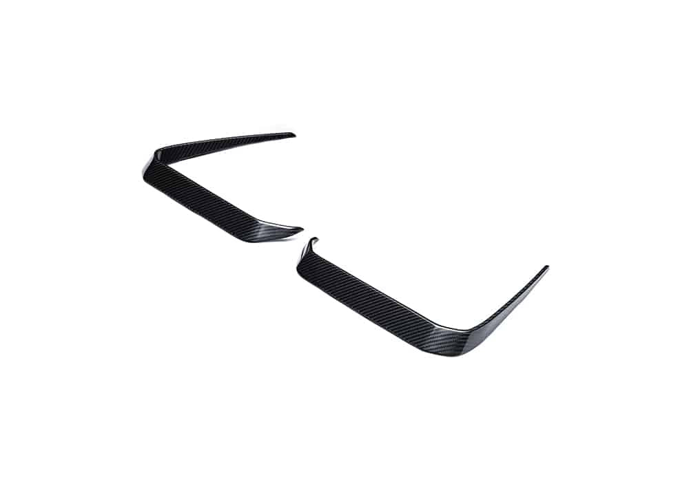 BMW X6 G06 carbon fibre front canards fitted
