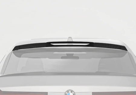 BMW X6 G06 carbon fibre roof spoiler fitted