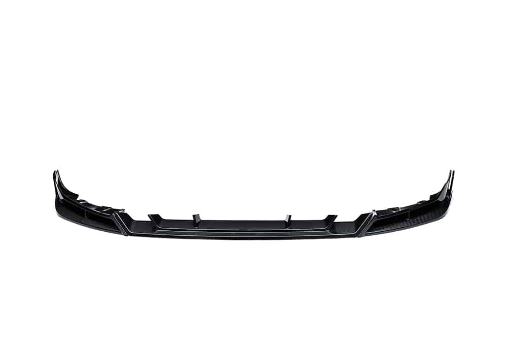 BMW X6 G06 carbon fibre front lip angle view