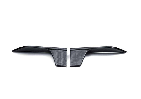 BMW X6 G06 carbon fibre rear side splitters weave detail