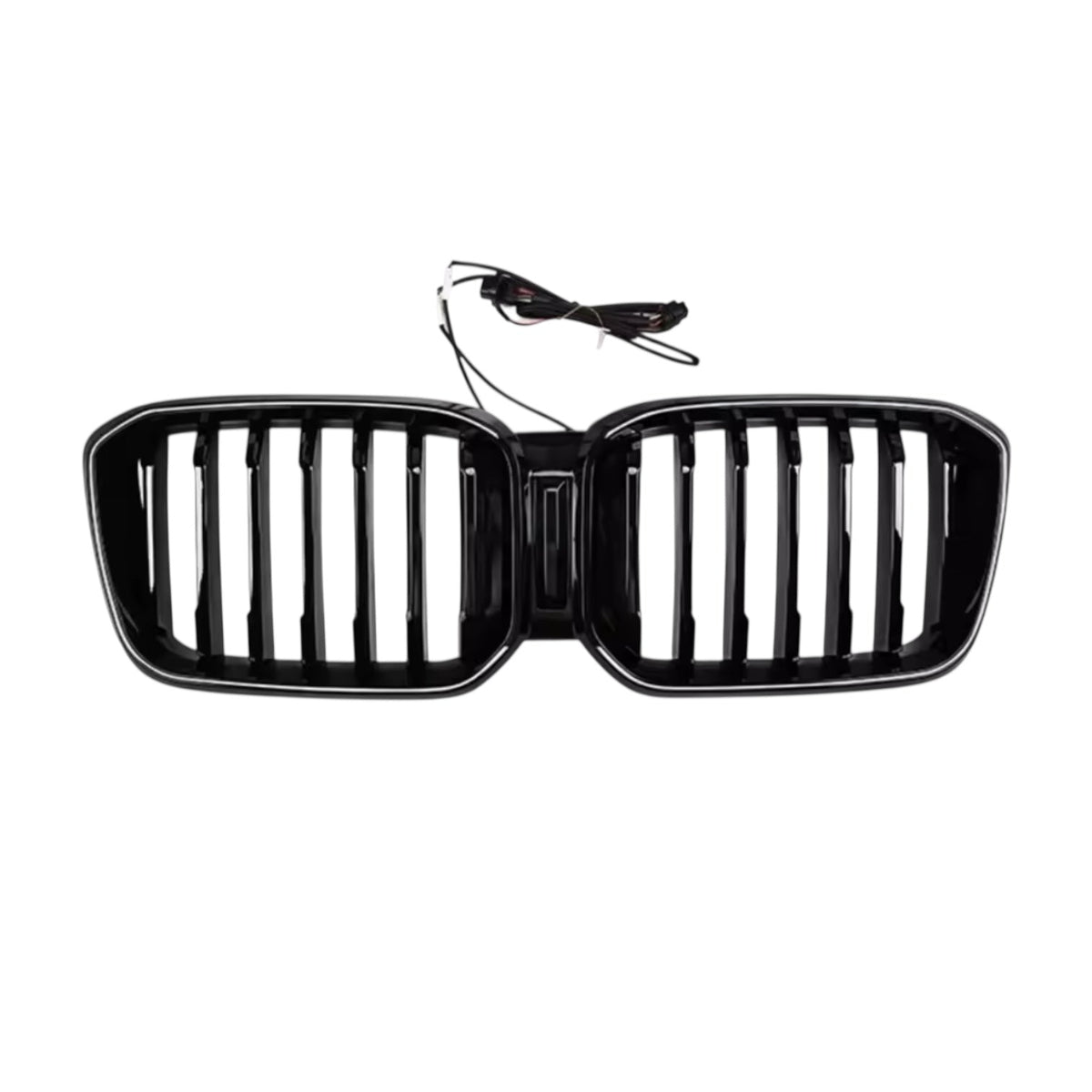 BMW X3 G01 LCI LED grille - close up finish detail