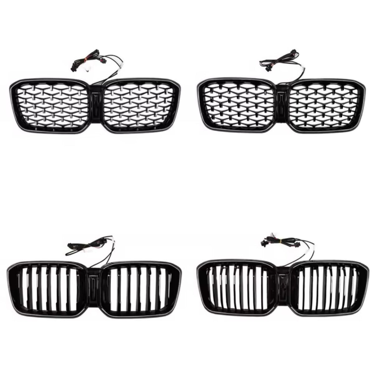 BMW X4 G02 LCI illuminated grille - fitted on vehicle