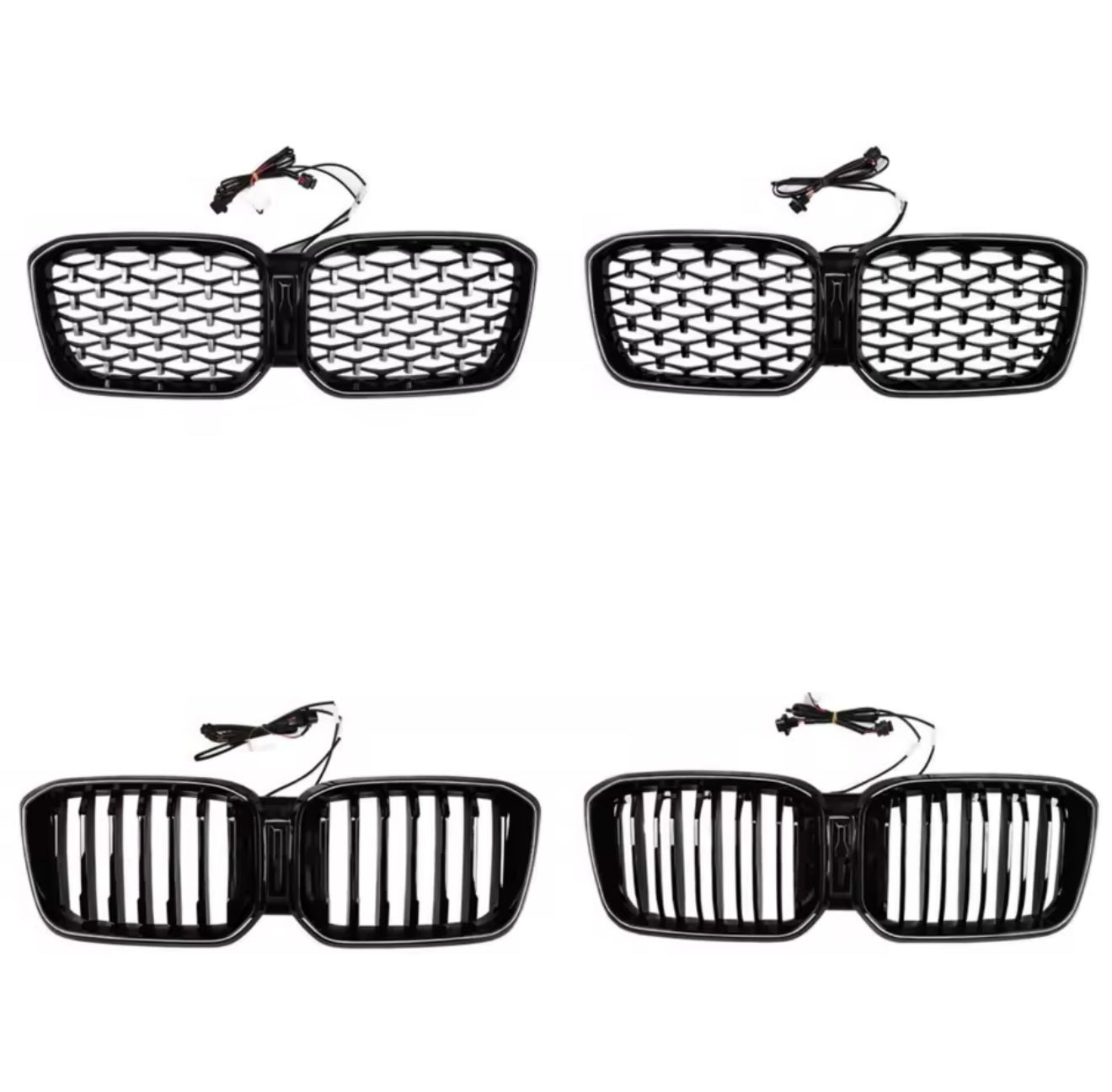 BMW X4 G02 LCI illuminated grille - fitted on vehicle