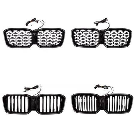 BMW X4 G02 LCI illuminated grille - fitted on vehicle