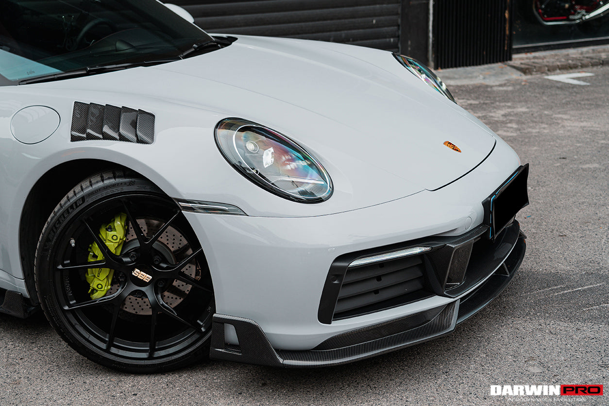 DARWINPRO - PORSCHE 911 992 CARRERA S/4/4S/TARGA/CABRIOLET BKSS STYLE FRONT LIP - Aero Carbon UK