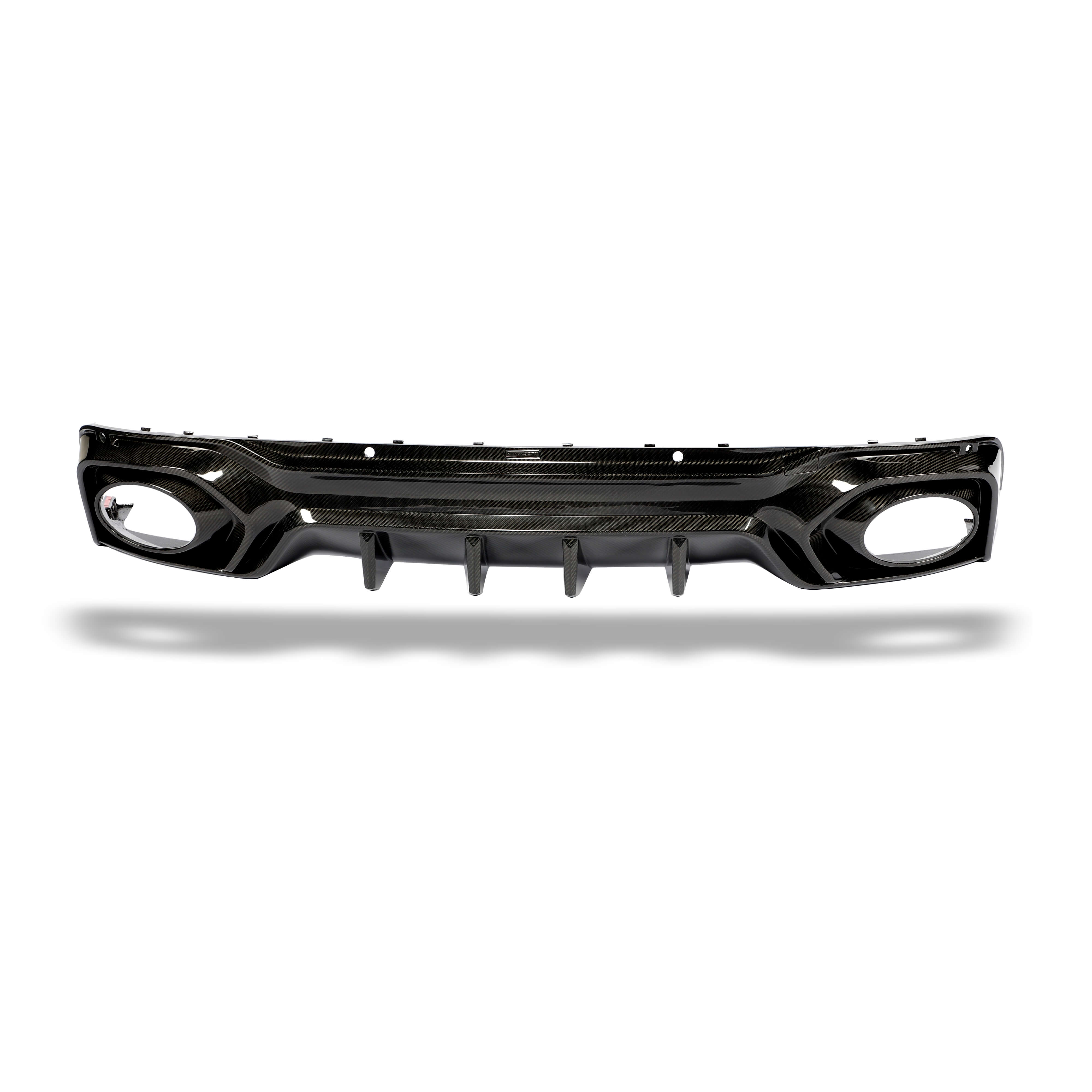 RevoZport Audi RSQ8 Pre-LCI carbon fibre rear diffuser detail