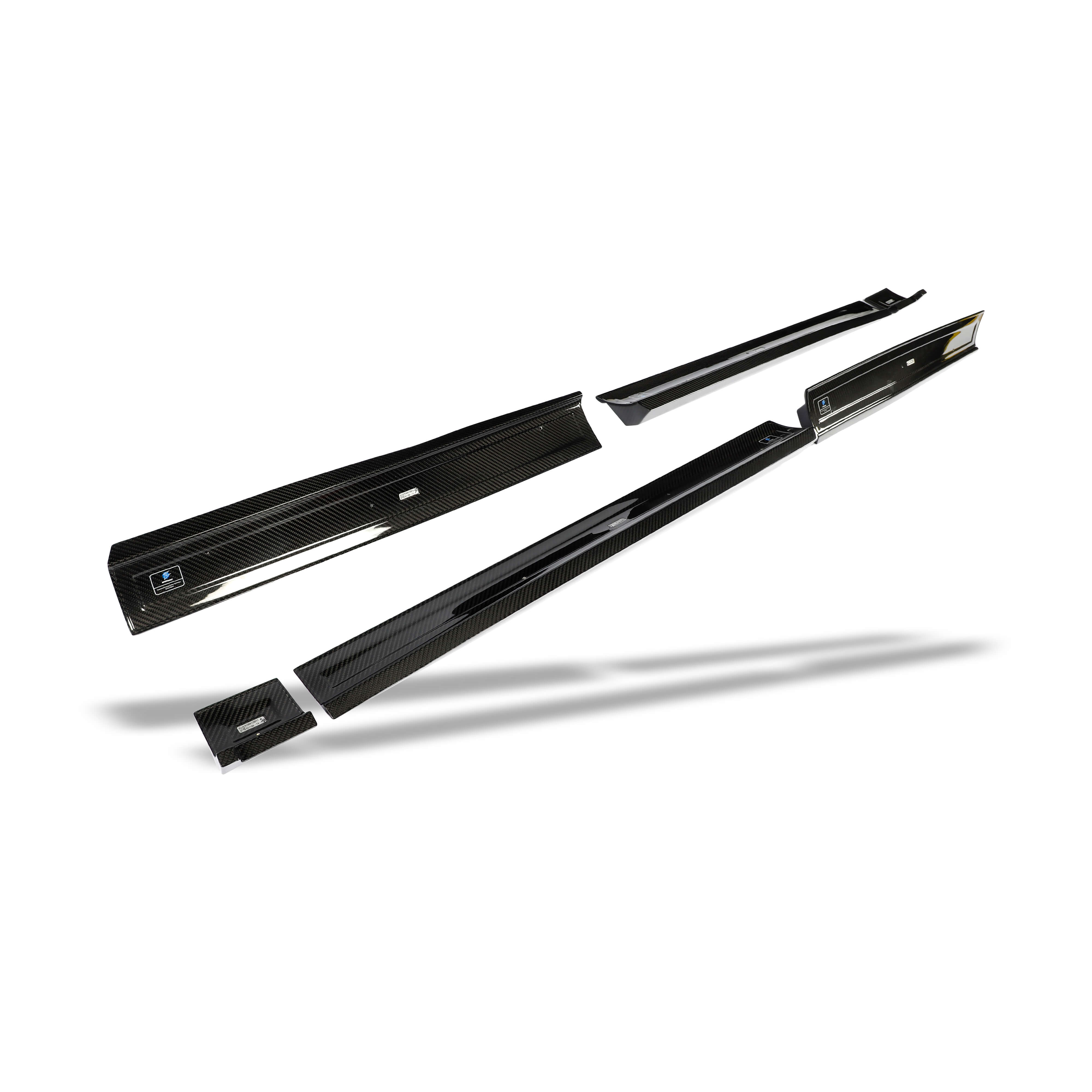 RevoZport Audi RSQ8 Pre-LCI carbon fibre side skirt profile