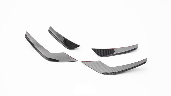 AE DESIGN - AUDI R8 4S FACELIFT DRY CARBON FIBRE FRONT CANARDS