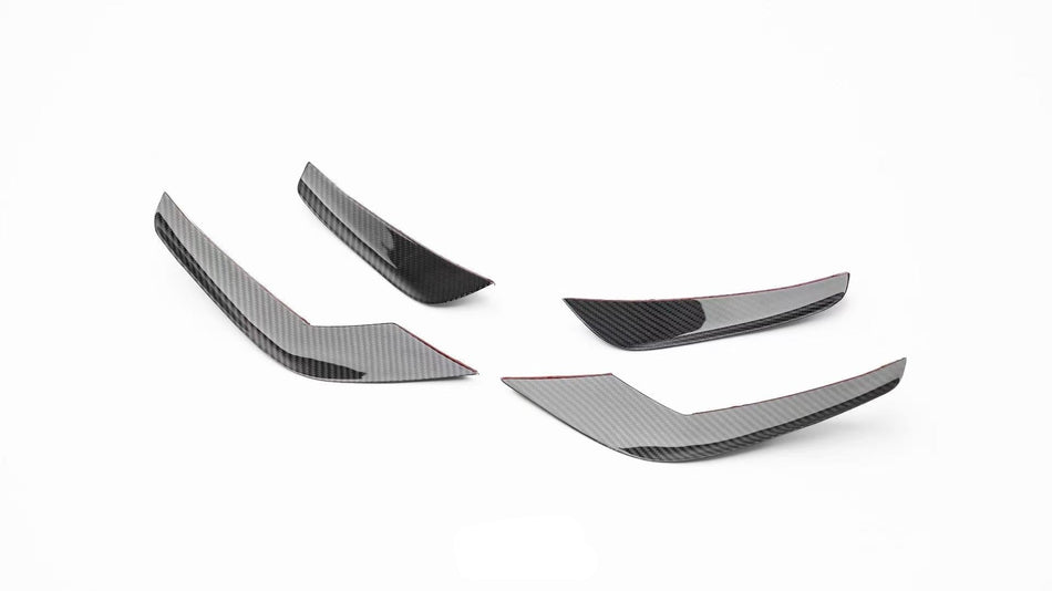 AE Design Audi R8 4S Facelift dry carbon fibre front canards