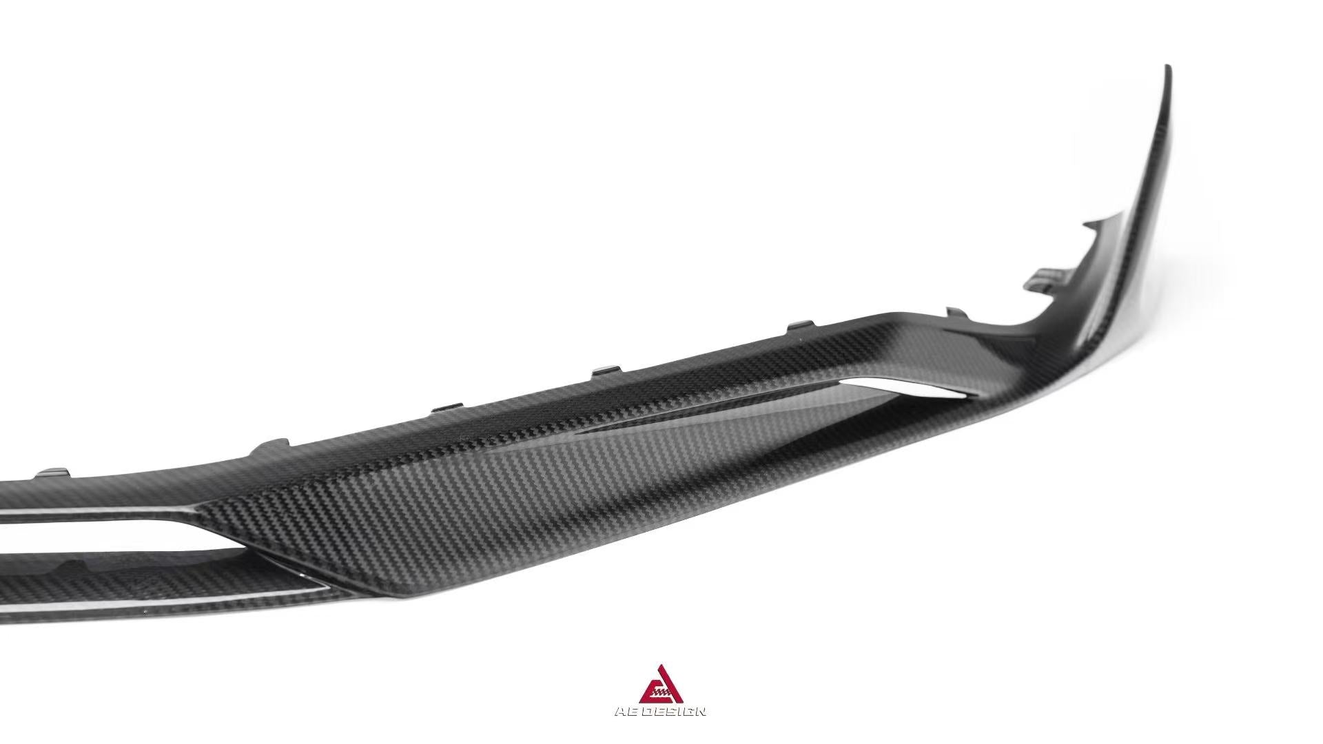 AE Design Audi R8 4S Facelift dry carbon fibre front lip