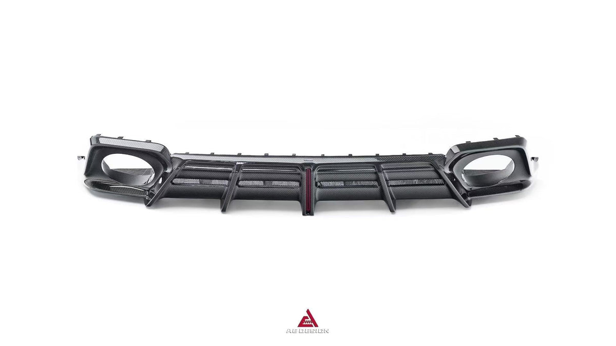 AE Design Audi R8 4S Facelift dry carbon fibre rear diffuser