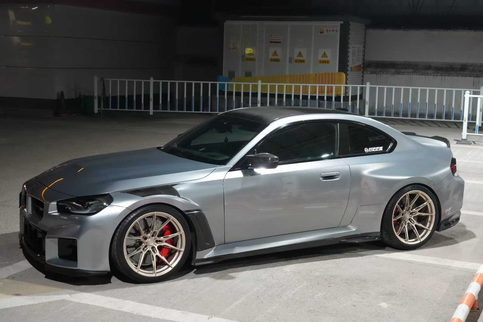 AE Design BMW M2 CS G87 carbon fibre side fenders