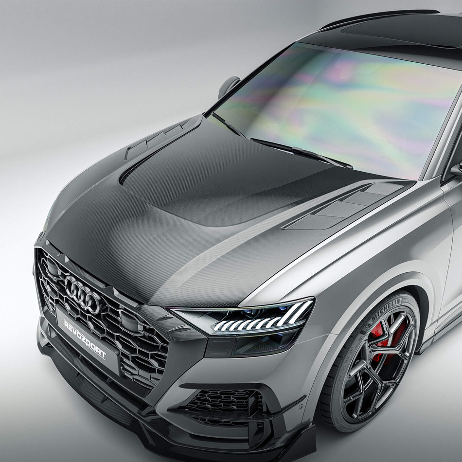 RevoZport Audi RSQ8 Pre-LCI carbon fibre bonnet