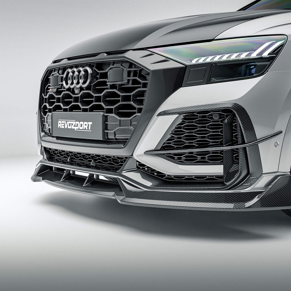 RevoZport Audi RSQ8 Pre-LCI carbon fibre front canards