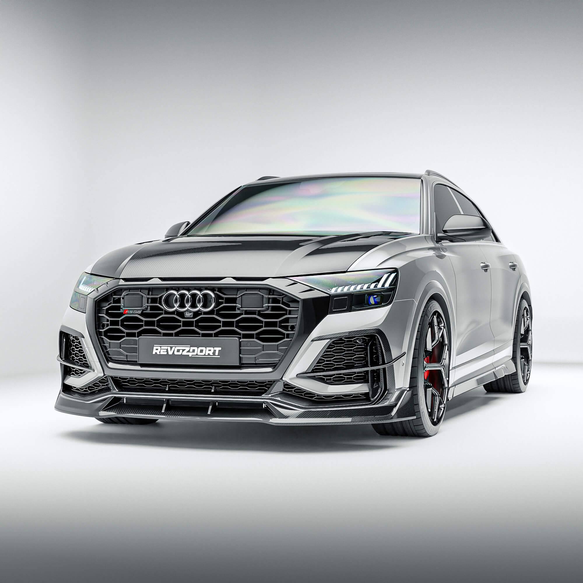 RevoZport Audi RSQ8 Pre-LCI carbon fibre front lip