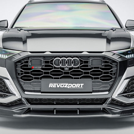 RevoZport Audi RSQ8 Pre-LCI carbon fibre front grille add-on