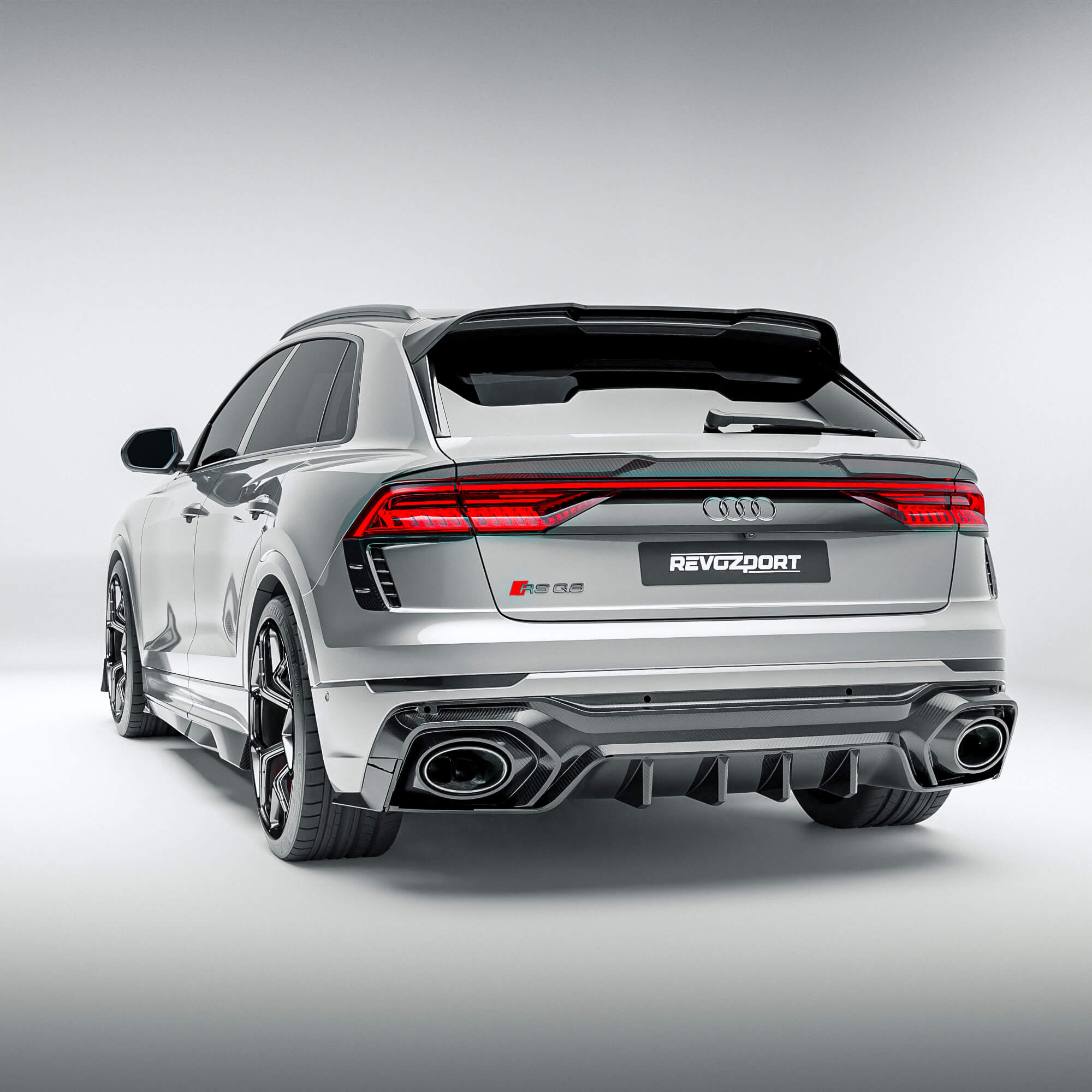 RevoZport Audi RSQ8 Pre-LCI carbon fibre mid spoiler