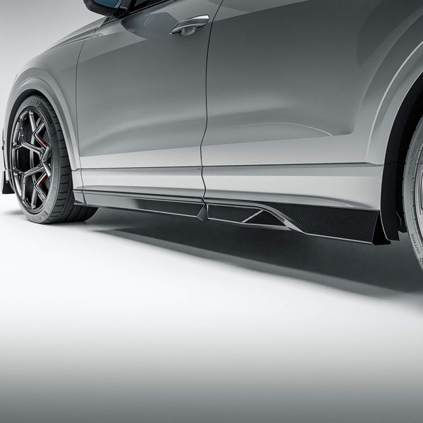 REVOZPORT - AUDI RSQ8 PRE-LCI DRY CARBON FIBRE SIDE SKIRTS
