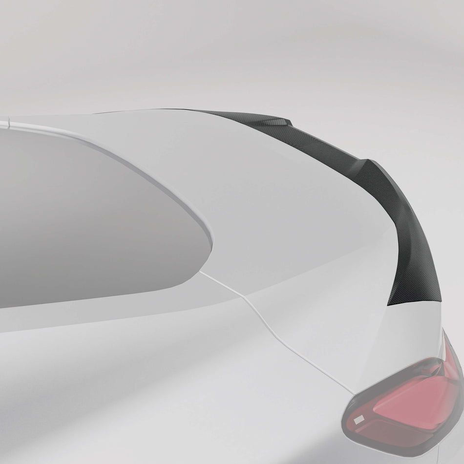 RevozPort BMW M8 F92 carbon fibre spoiler close up