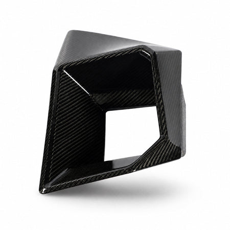 RevozPort BMW XM G09 carbon fibre front bumper vent trims detail