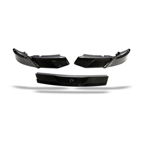 RevozPort BMW XM G09 carbon fibre front lip detail