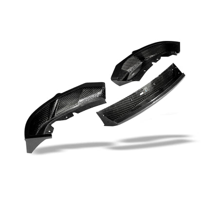RevozPort BMW XM G09 carbon fibre front lip detail