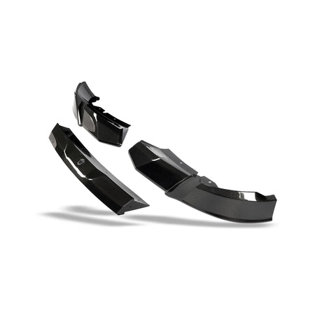 RevozPort BMW XM G09 carbon fibre front lip detail
