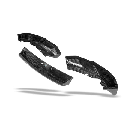RevozPort BMW XM G09 carbon fibre front lip detail
