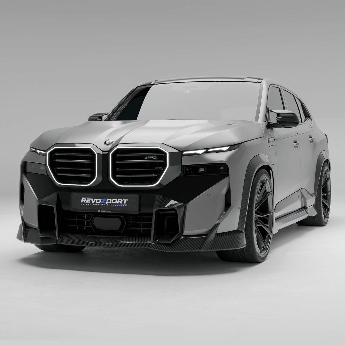 RevozPort BMW XM G09 carbon fibre front lip