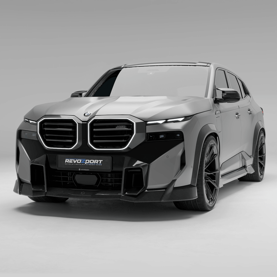 RevozPort BMW XM G09 carbon fibre front lip