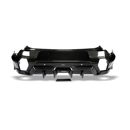 RevozPort BMW XM G09 carbon fibre rear diffuser detail