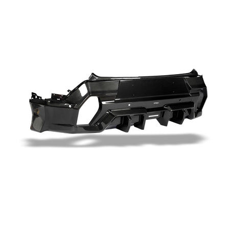 RevozPort BMW XM G09 carbon fibre rear diffuser detail